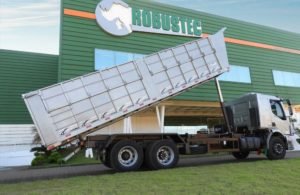 transporte de carga a granel - caçamba basculante - robustec